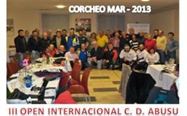III OPEN INTERNACIONAL C. D. ABUSU DE CORCHEO MAR